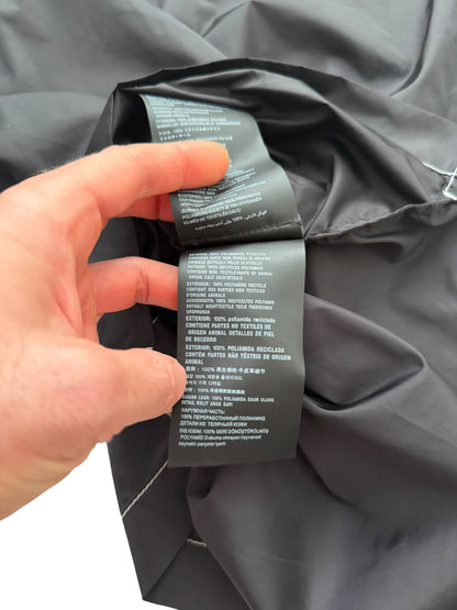 Contrast Re Nylon Black Shirt