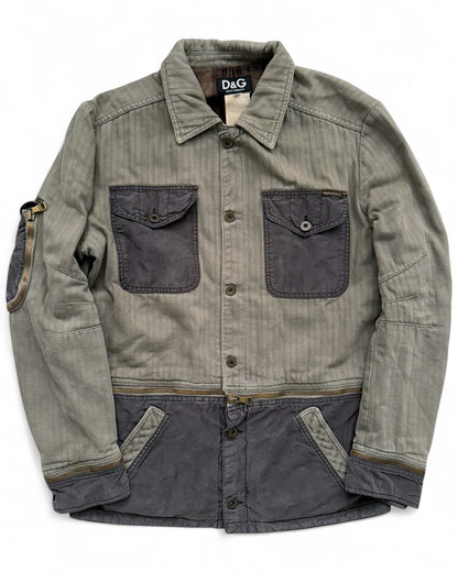 2003 Zip Modular Hunting Herringbone Jacket