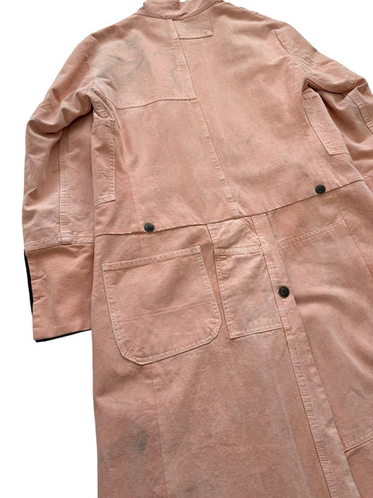 Coral Tail Patchwork Canvas Jacket