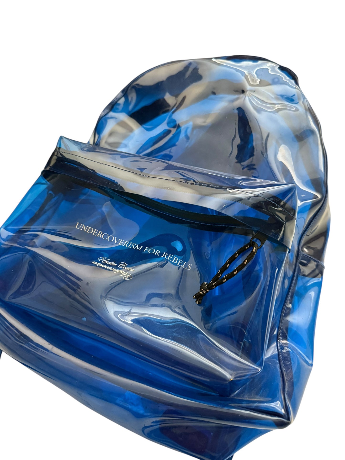 Blue PVC Backpack