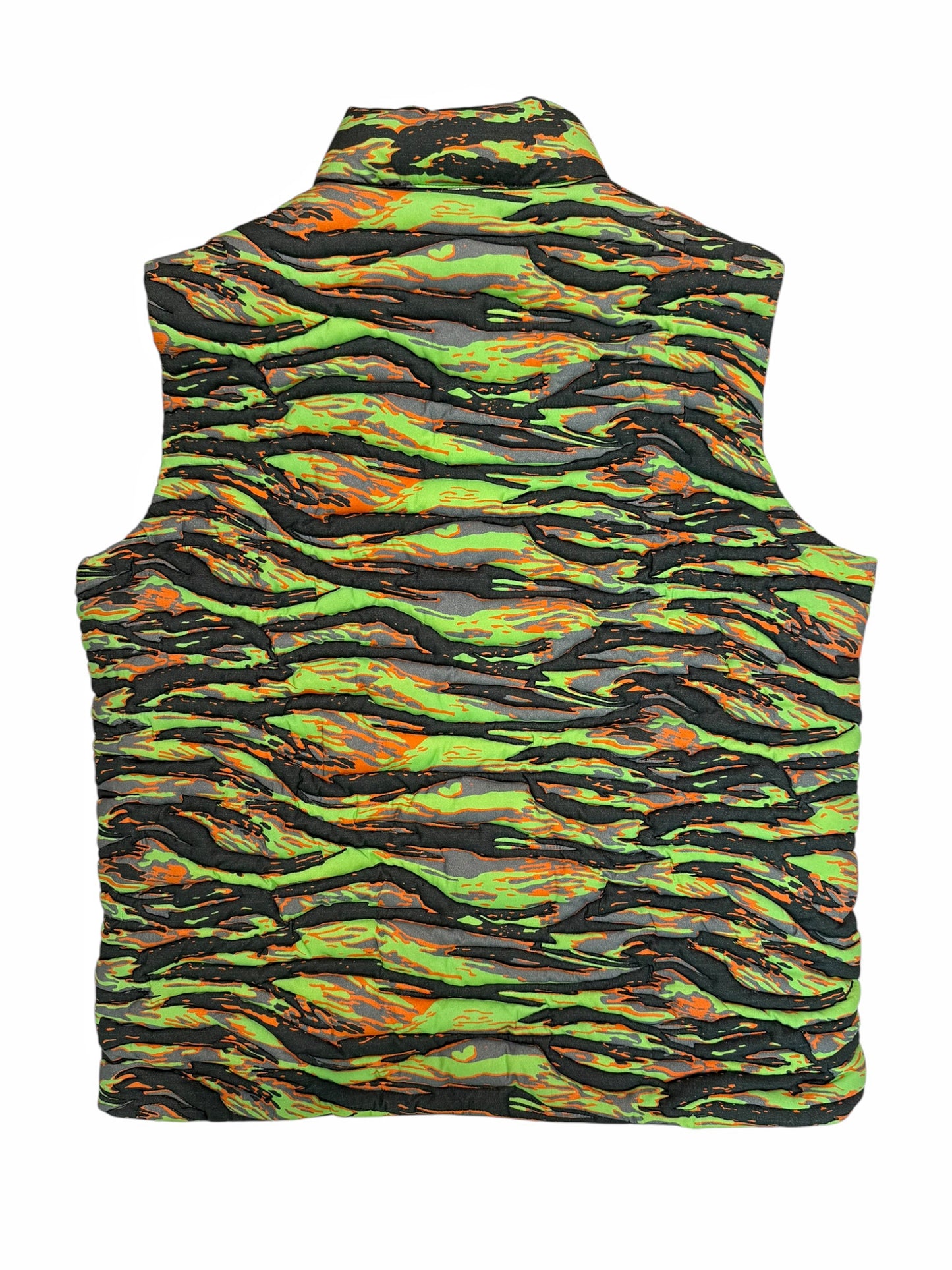 Quilted Embroidered Camo Vest