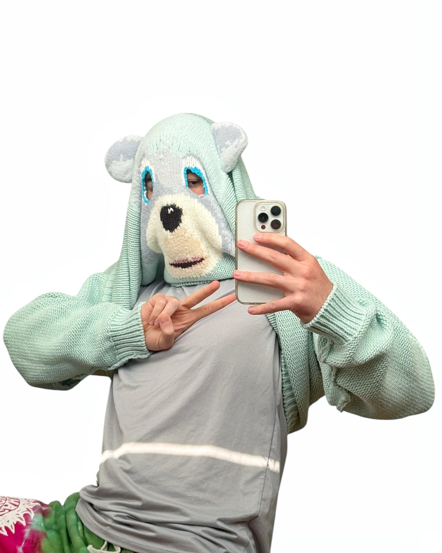 Mask Novelty Bear Sweater