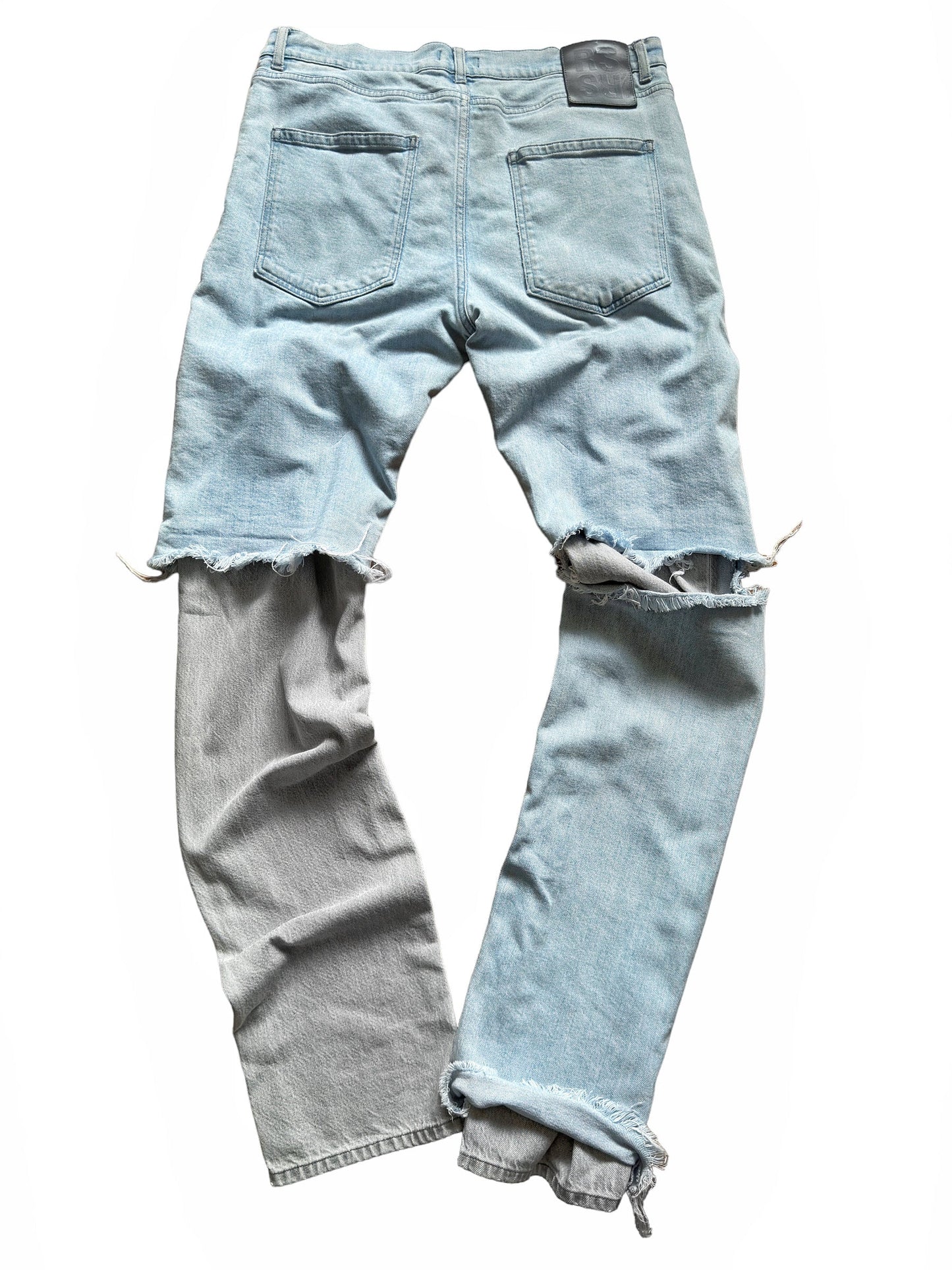 AW20/21 Double Destroyed Layer Distressed Denim