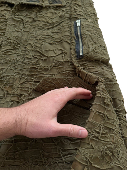 Scab Distressed Military Shacket