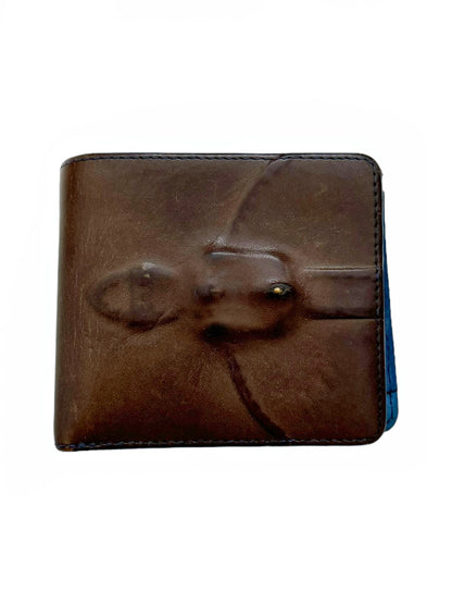 Trompe-l'œil Illusion Texture Draped Wallet