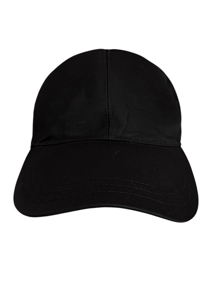 Badge Re-Nylon Black Cap
