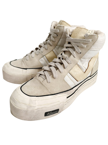 Zephyr Hi Top G Pattern Ivory Sneaker