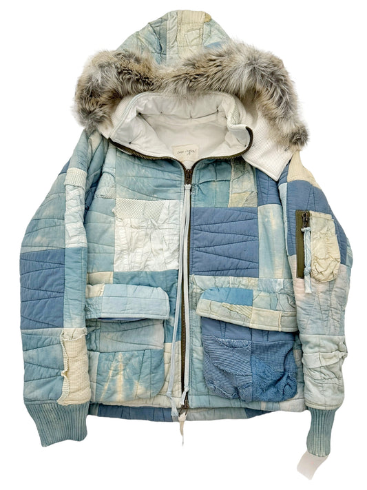 Scrapwork Indigo Snorkel Patchwork Parka