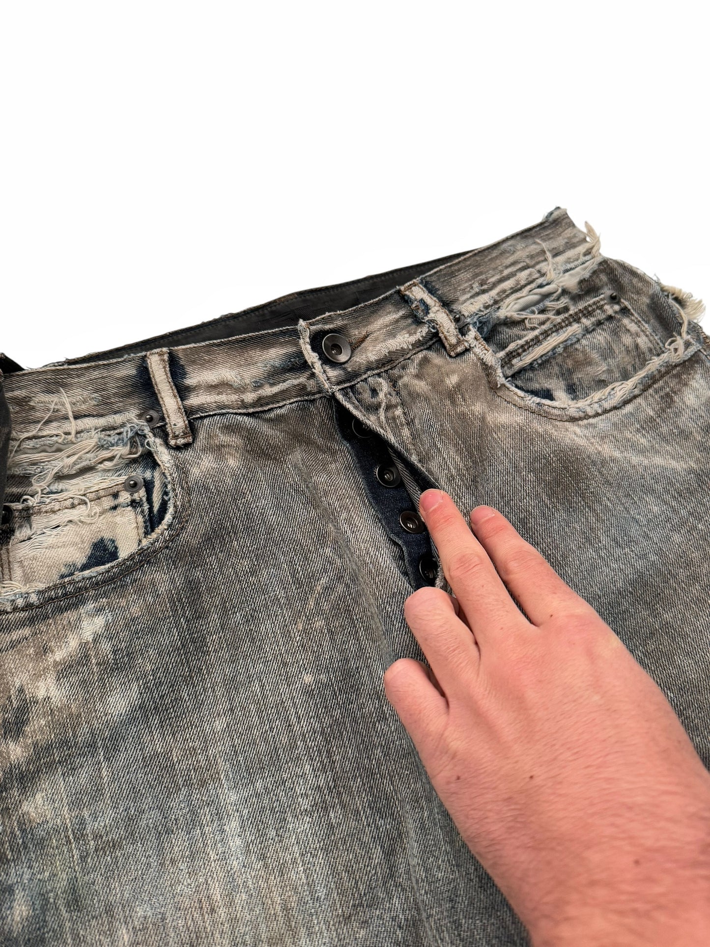 Old Punk Thrash Denim