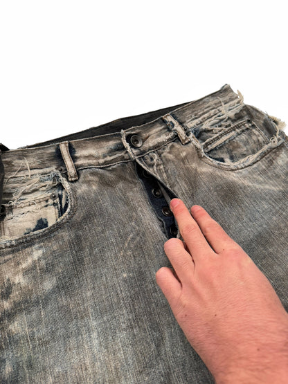 Old Punk Thrash Denim