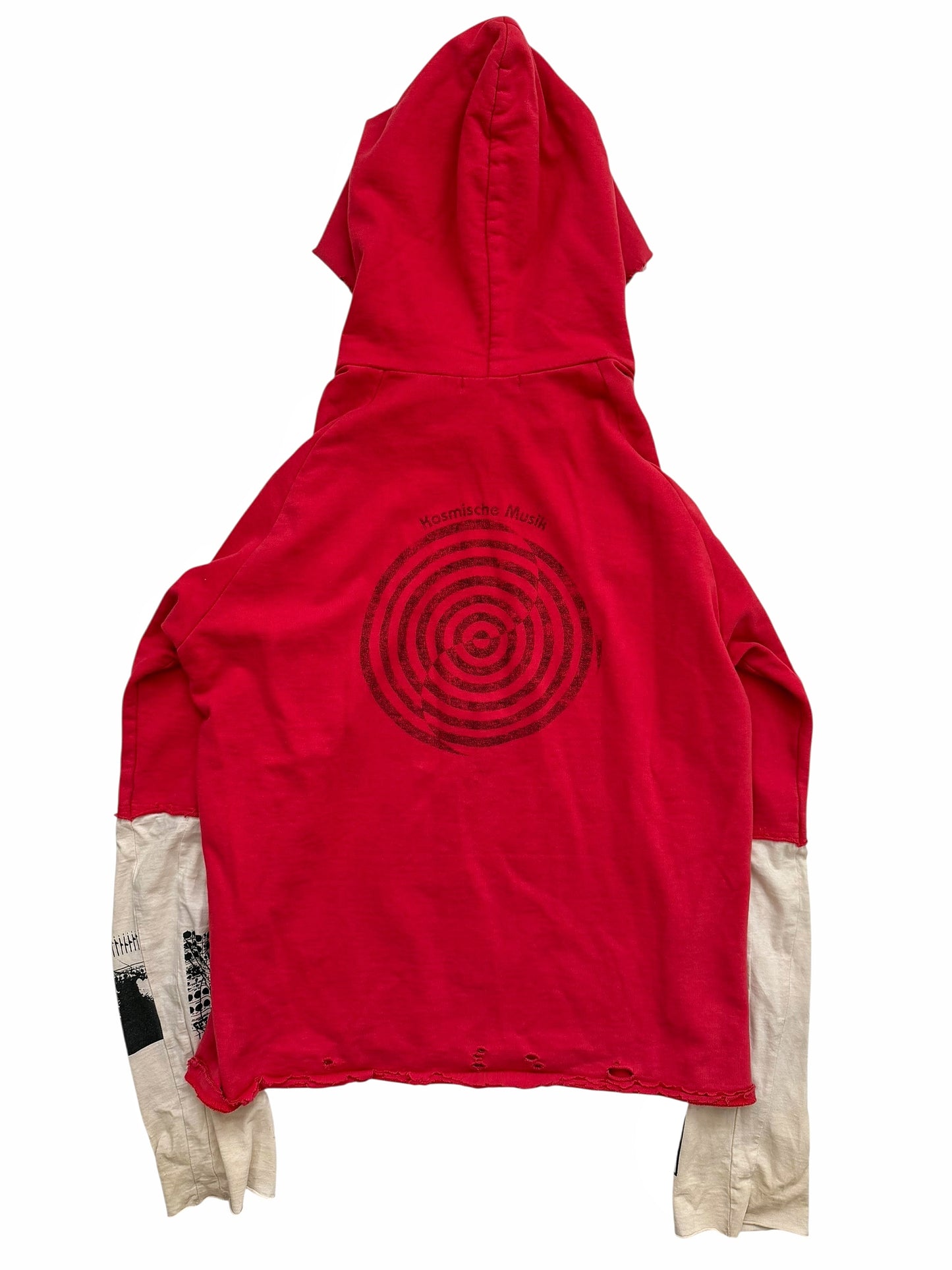 2006 “T” Wahnfrieden Klaus Distressed Patchwork Hoodie