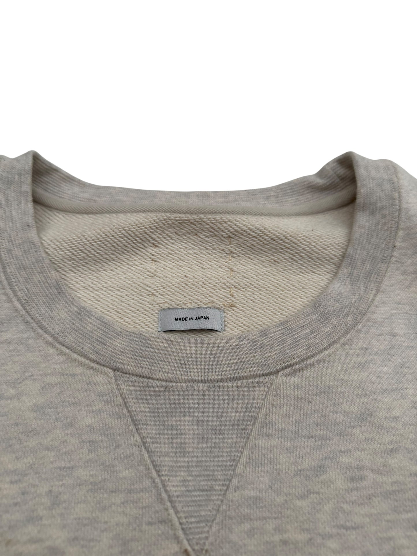 Gas Tank Crewneck Grey Oatmeal