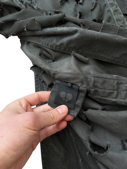 Blade Cut Layer Hooded Jacket