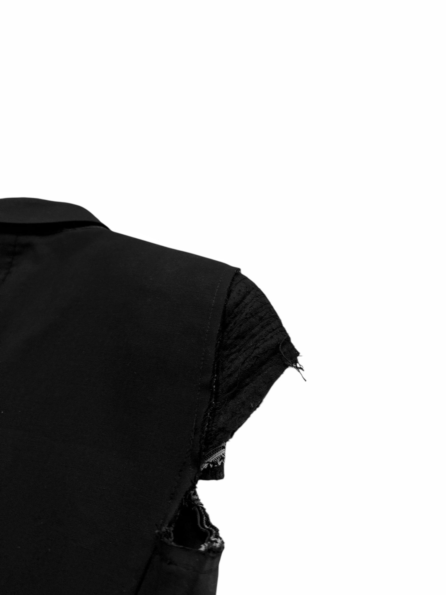 2018 DIRT Sleeveless Cut Runway Blazer