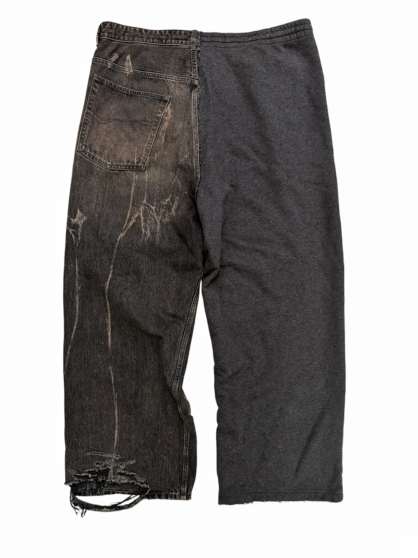 2024 50/50 Hybrid Baggy Denim Sweatpants