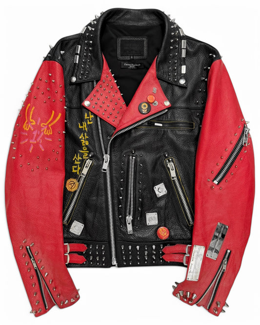 1/1 2018 Hand Customized Leather Punk Hope x Dream Future Jacket