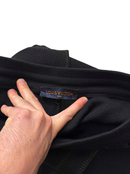 Reverse Pocket Contrast Knit Pants