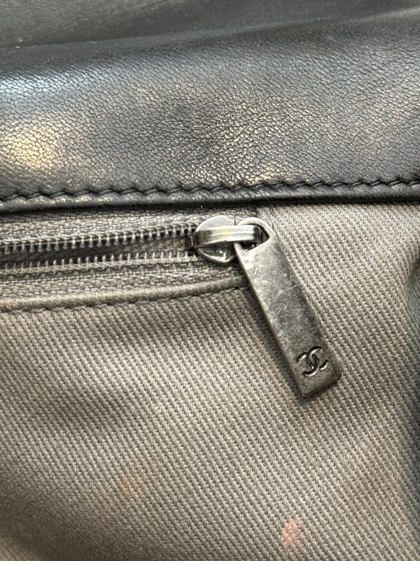 Large Caviar Boy Flap Chain Bag