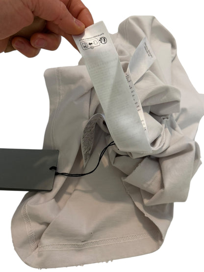 White Pierced Collar Shirt