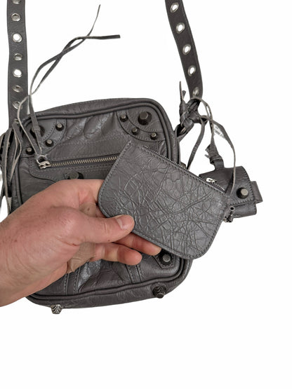 La Cagole Crossbody Leather Bag