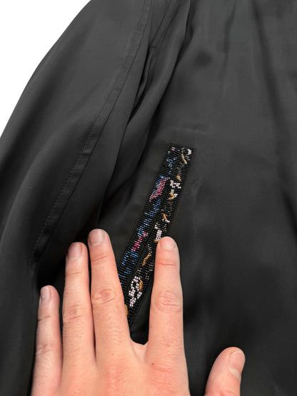 2018 Beaded Logo Satin Teddy Varsity