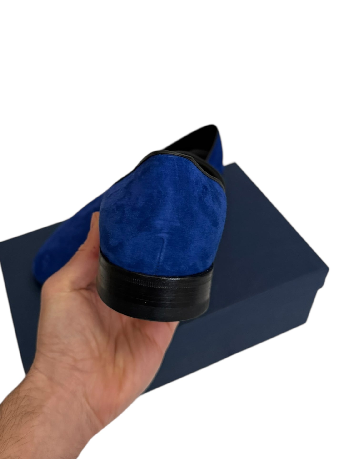 Blue Suede Luxor Shoe