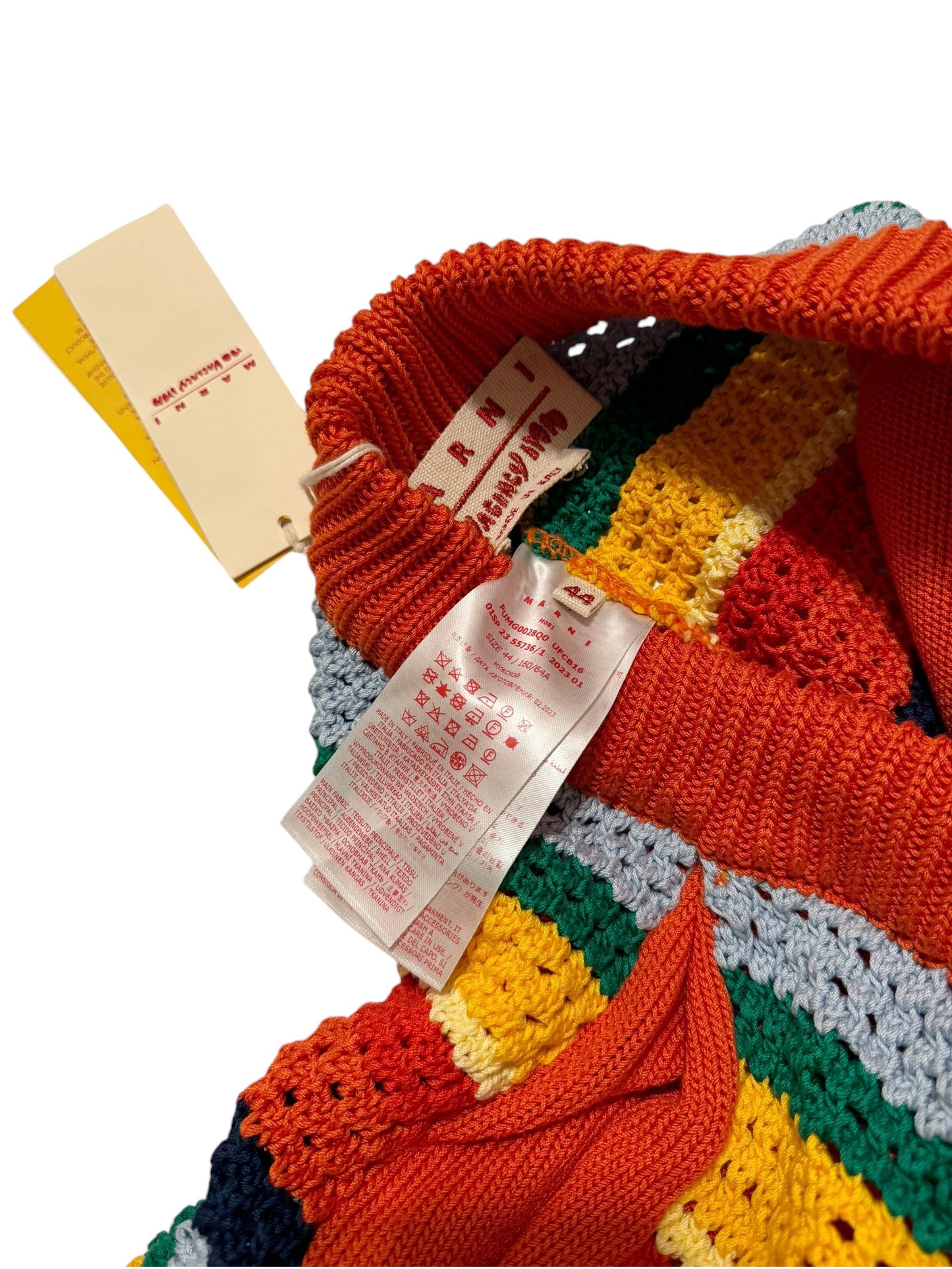 x No Vacancy Crochet Knit Shorts