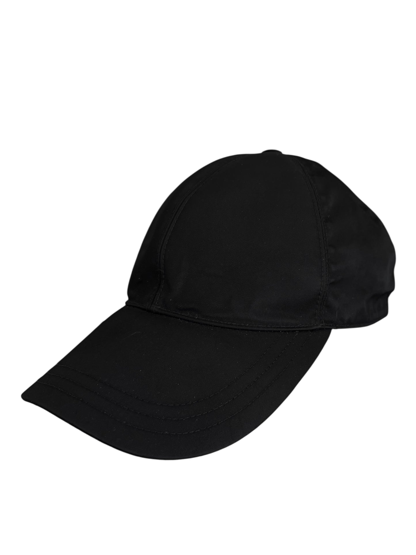 Badge Re-Nylon Black Cap