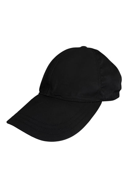 Badge Re-Nylon Black Cap