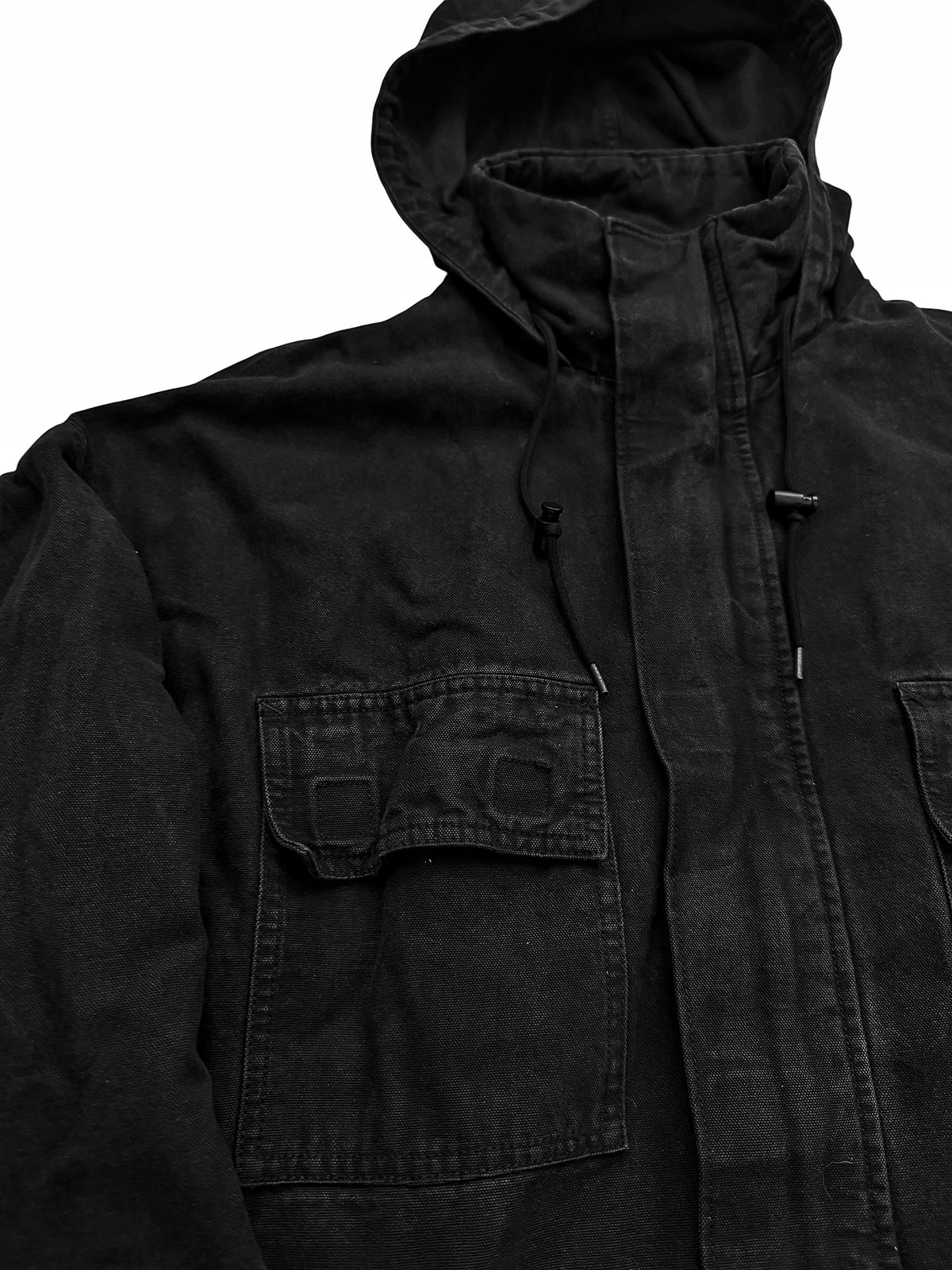 Persona Washed Denim Maxi Parka