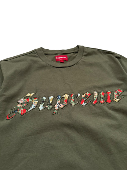 2021 Floral Appliqué Olive Cut Sew