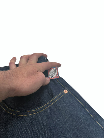 2011 Naval Tailor Denim Buckle Jeans