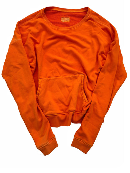 Sample Orange Overdyed Crewneck