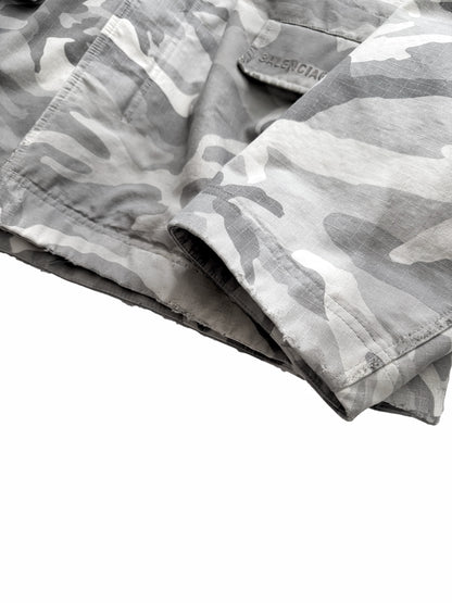 2024 Steroid Biker Camo Distressed Jacket