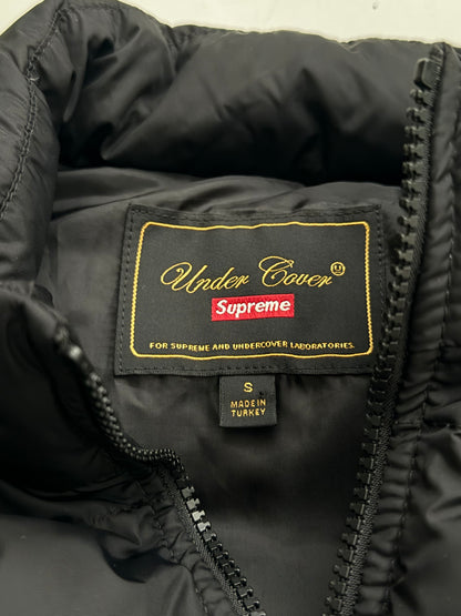x Supreme Hybrid Leather Puffer Jacket Gods Masters