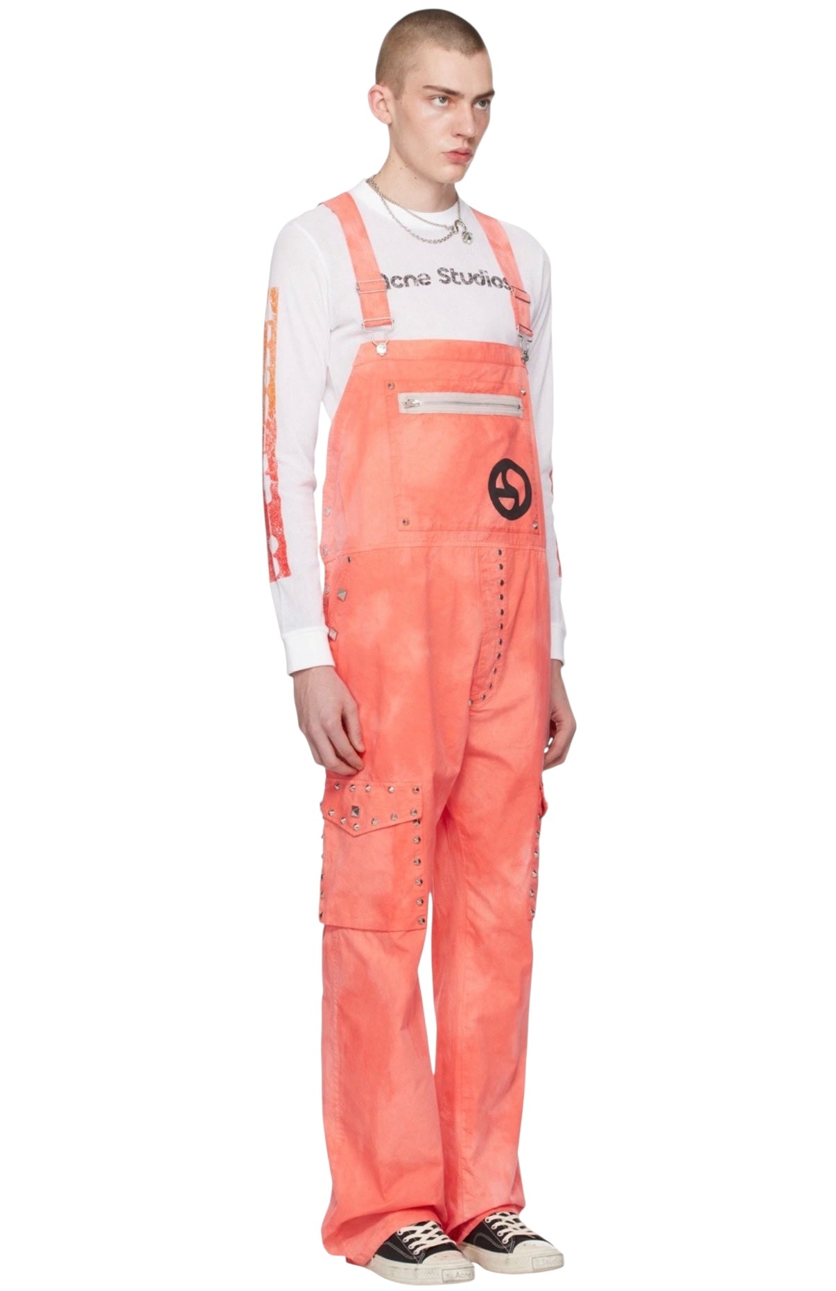 Cotton Studded Dye Overalls