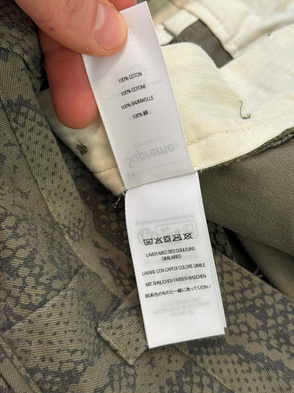 Snake Print Work Pants