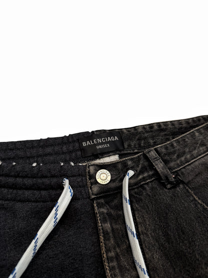 2024 50/50 Hybrid Baggy Denim Sweatpants