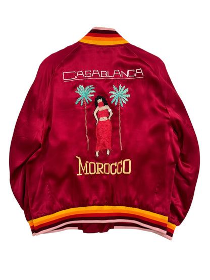 Satin Morocco Bomber Jacket