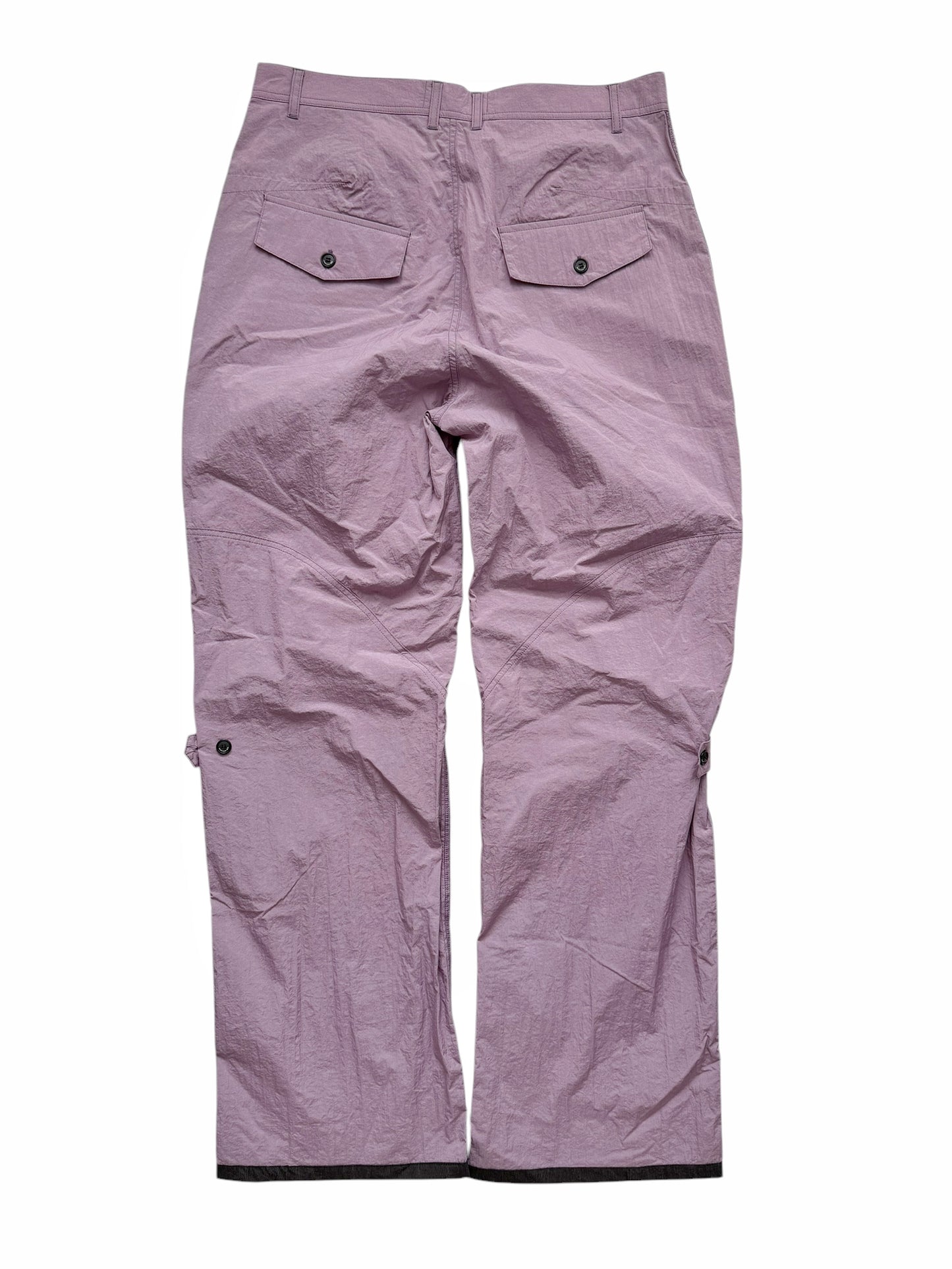 Pink Crack Nylon Tech Pants