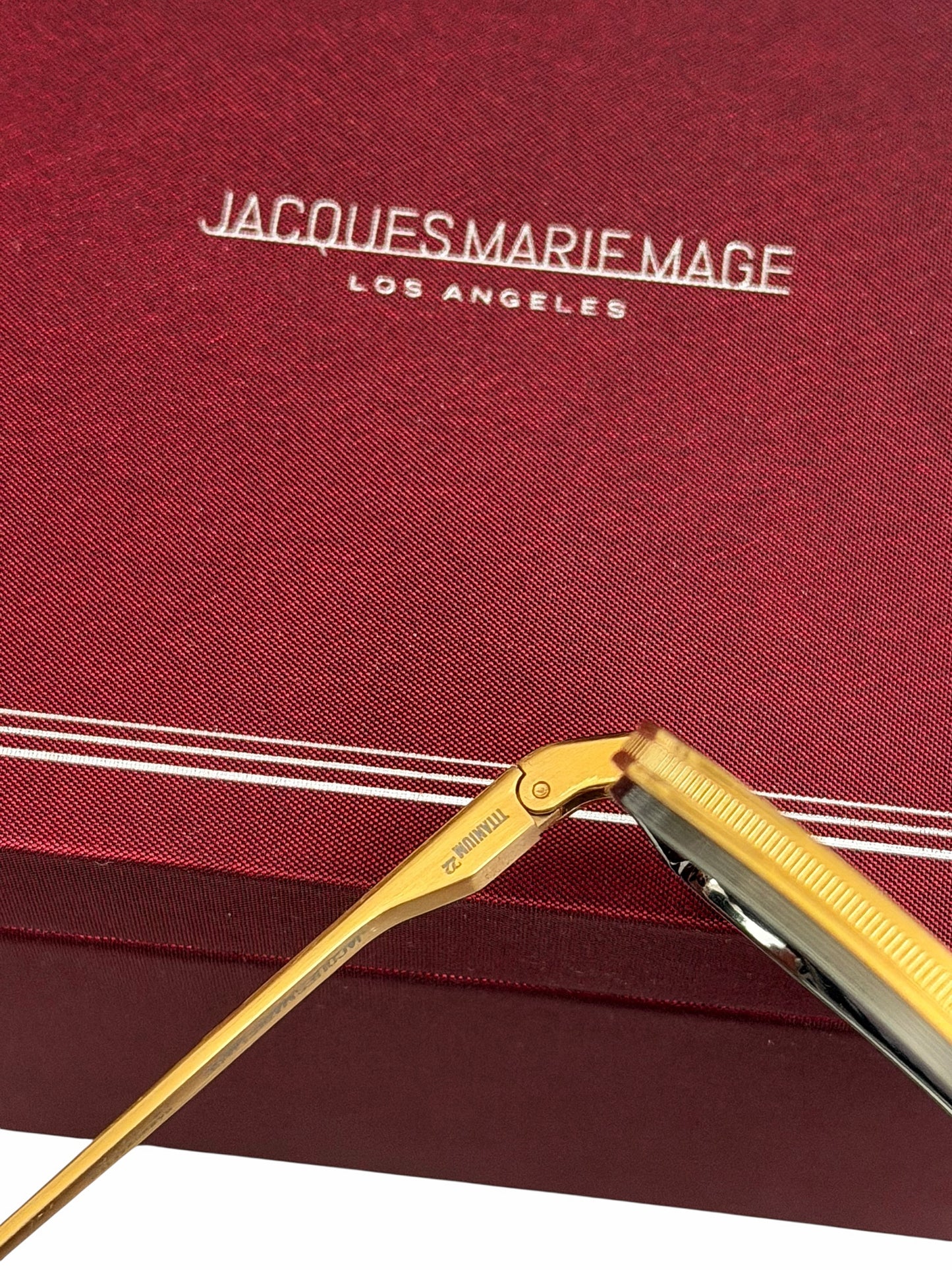 1/500 Earl Gold Titanium Frame Sunglasses