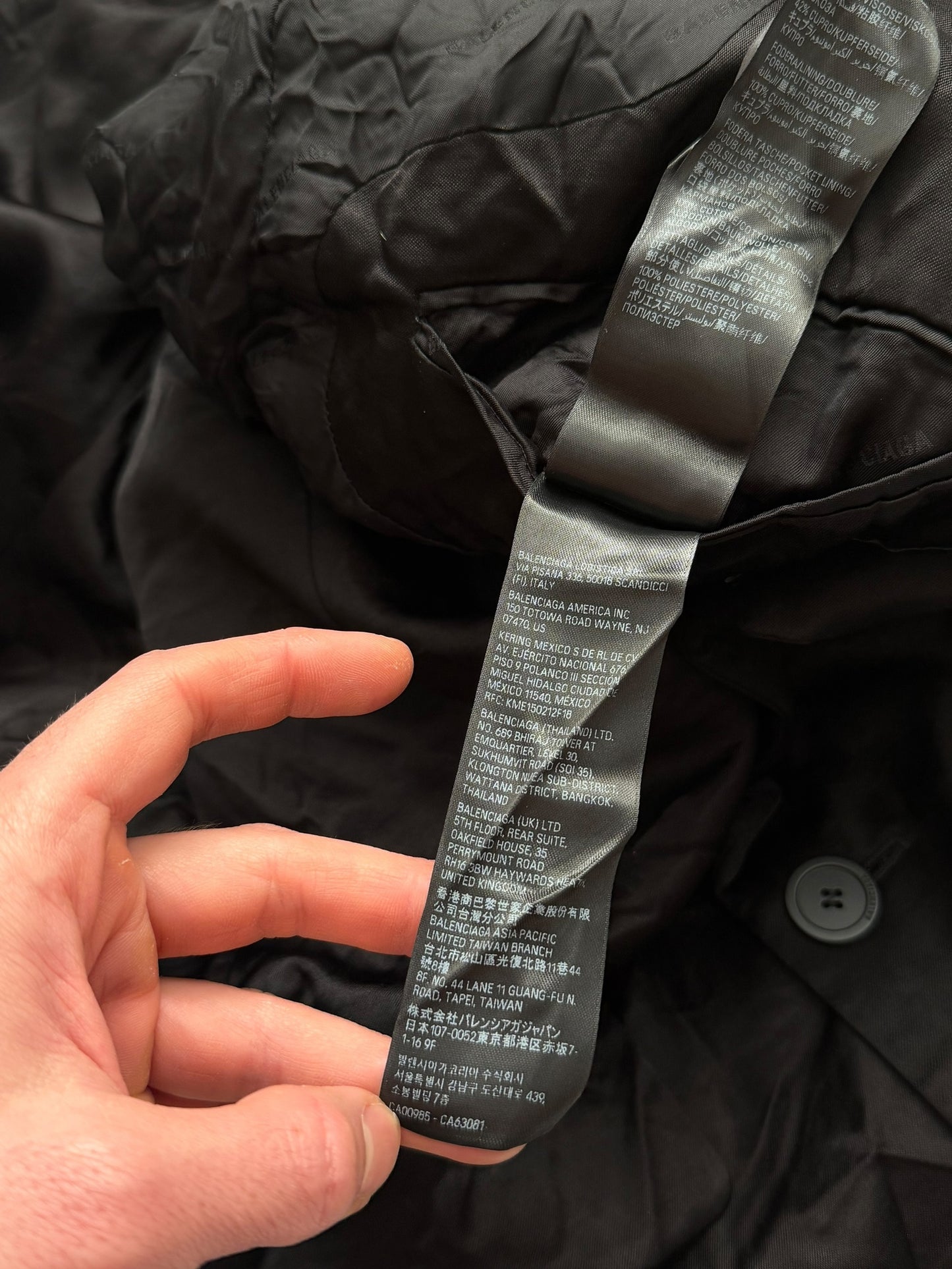 2023 Steroid Double Breasted Jacket (Heavy Satin Cupro)