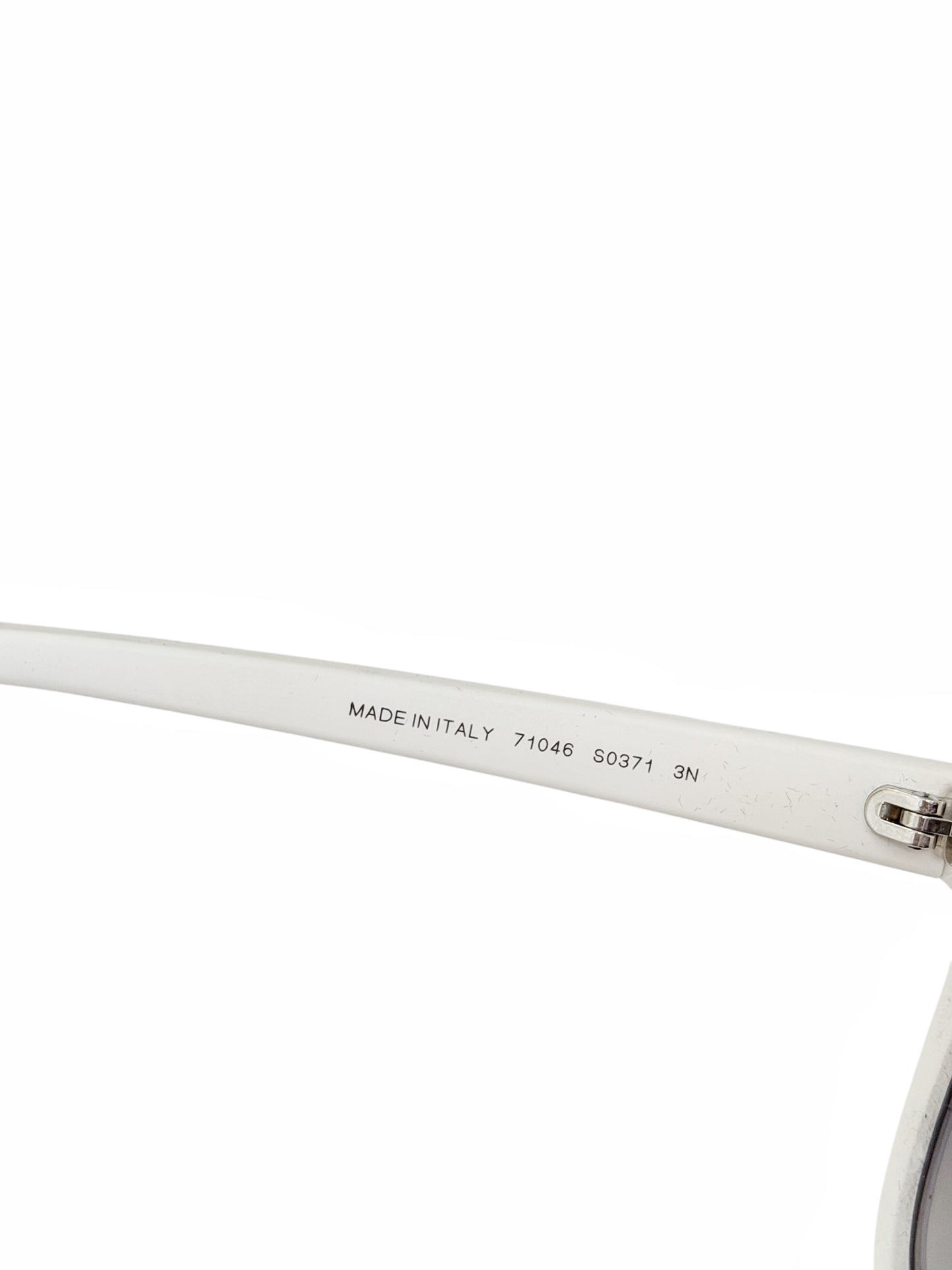 Visor Shield White Sunglasses