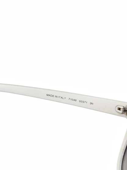 Visor Shield White Sunglasses