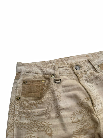 Sandy Jacquard Embroidered Dragon