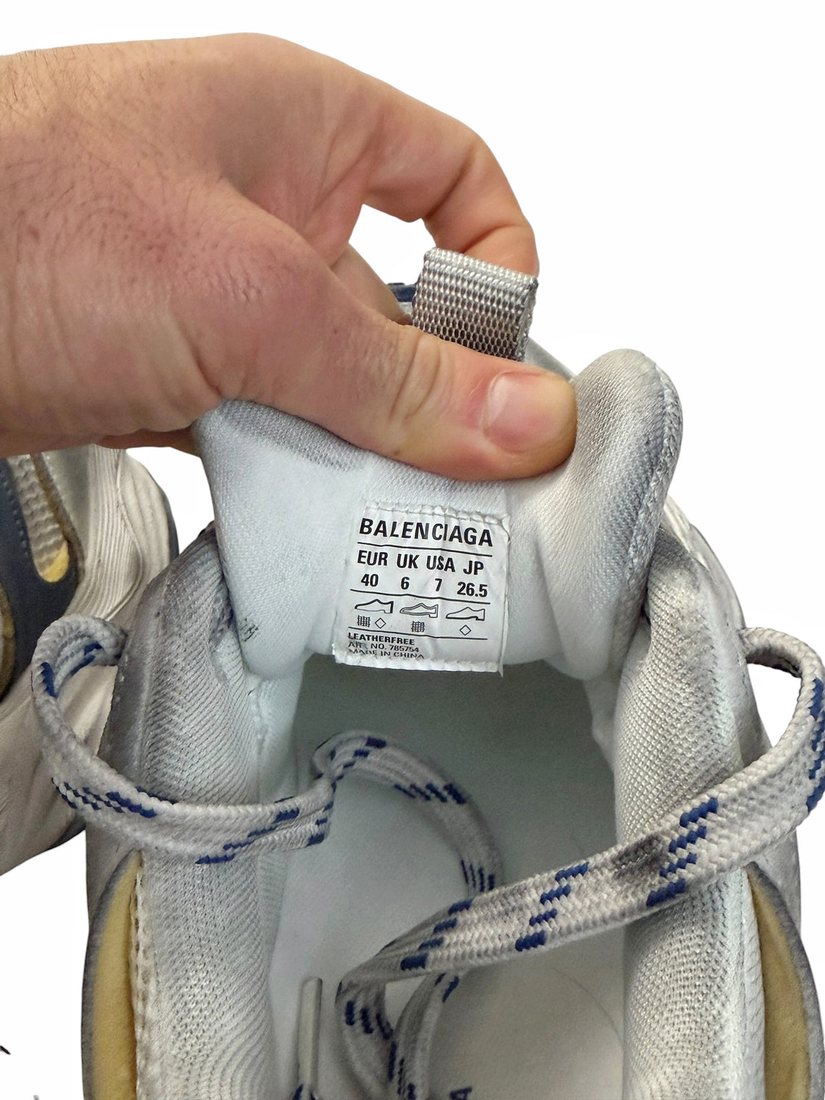 Cargo Sneaker Blue White