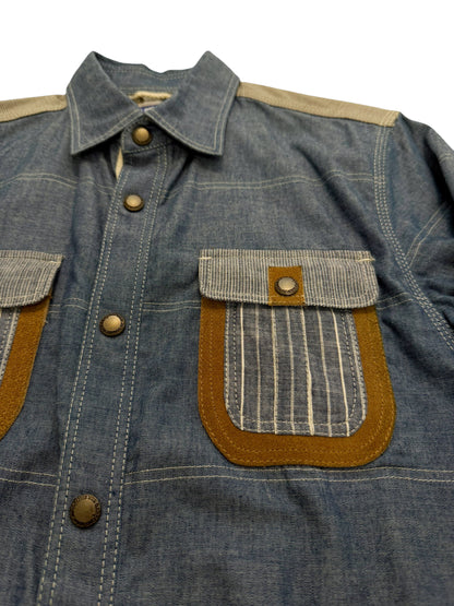 2011 Patchwork Button Shirt