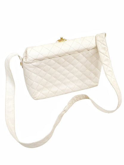 Matelasse CC Turnlock Caviar Leather Bag