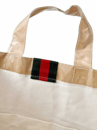 x Gucci Paper PVC Tote