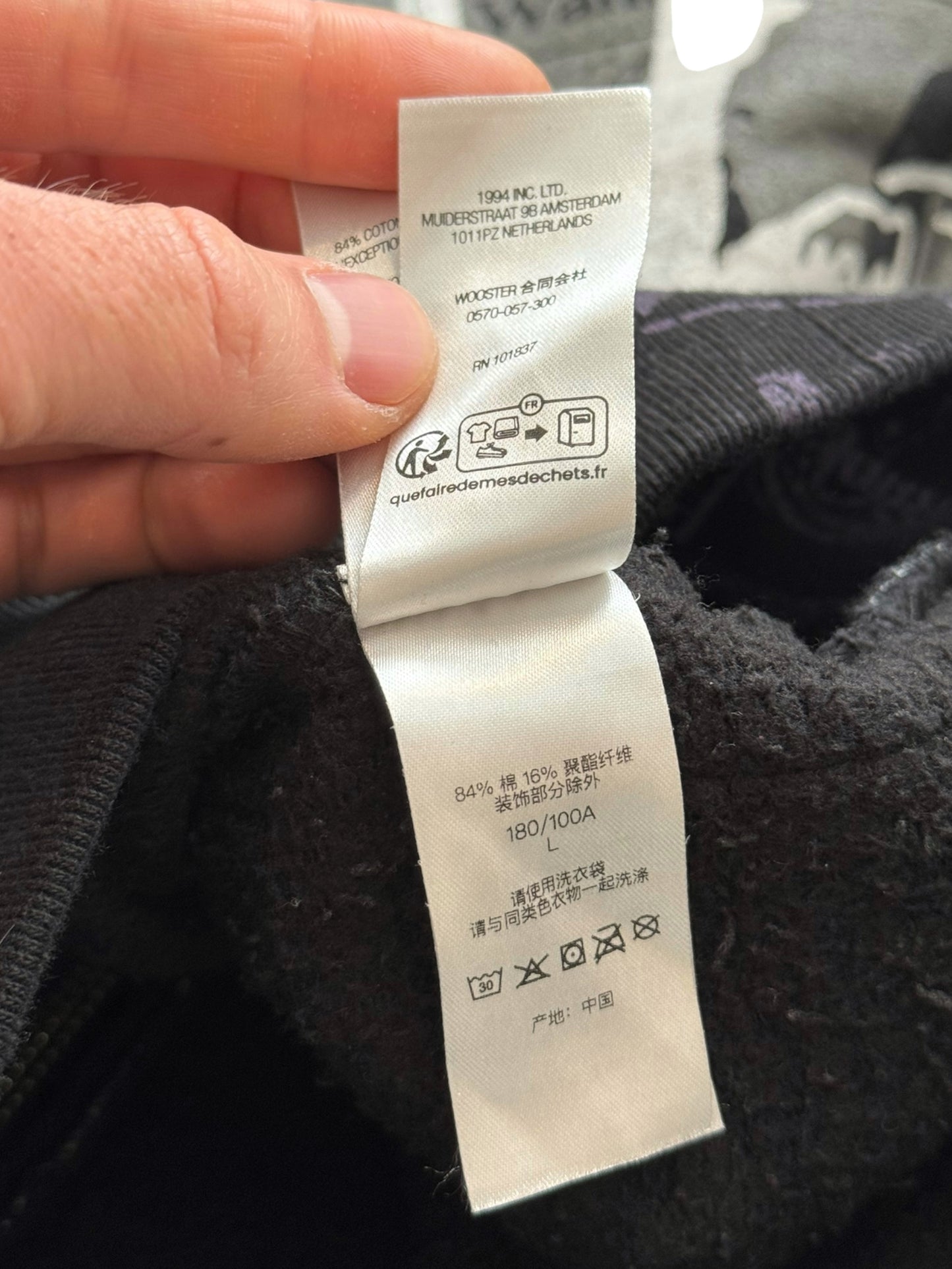 Collage Patchwork Zip Hoodie